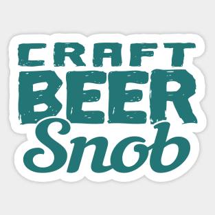 Craft Beer Snob Sticker